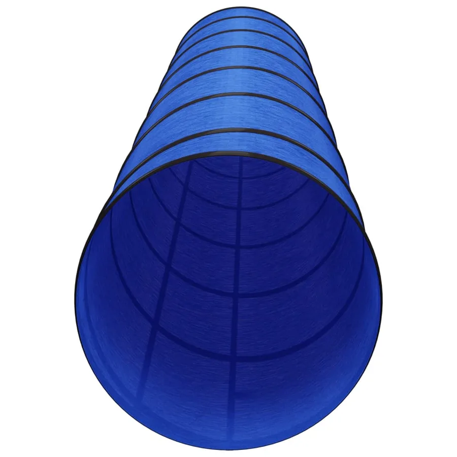 Tunnel pour chien bleu Ø 50x300 cm polyester - 4