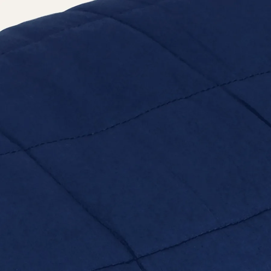 Couverture lestée Bleu 137x200 cm 10 kg Tissu - 4