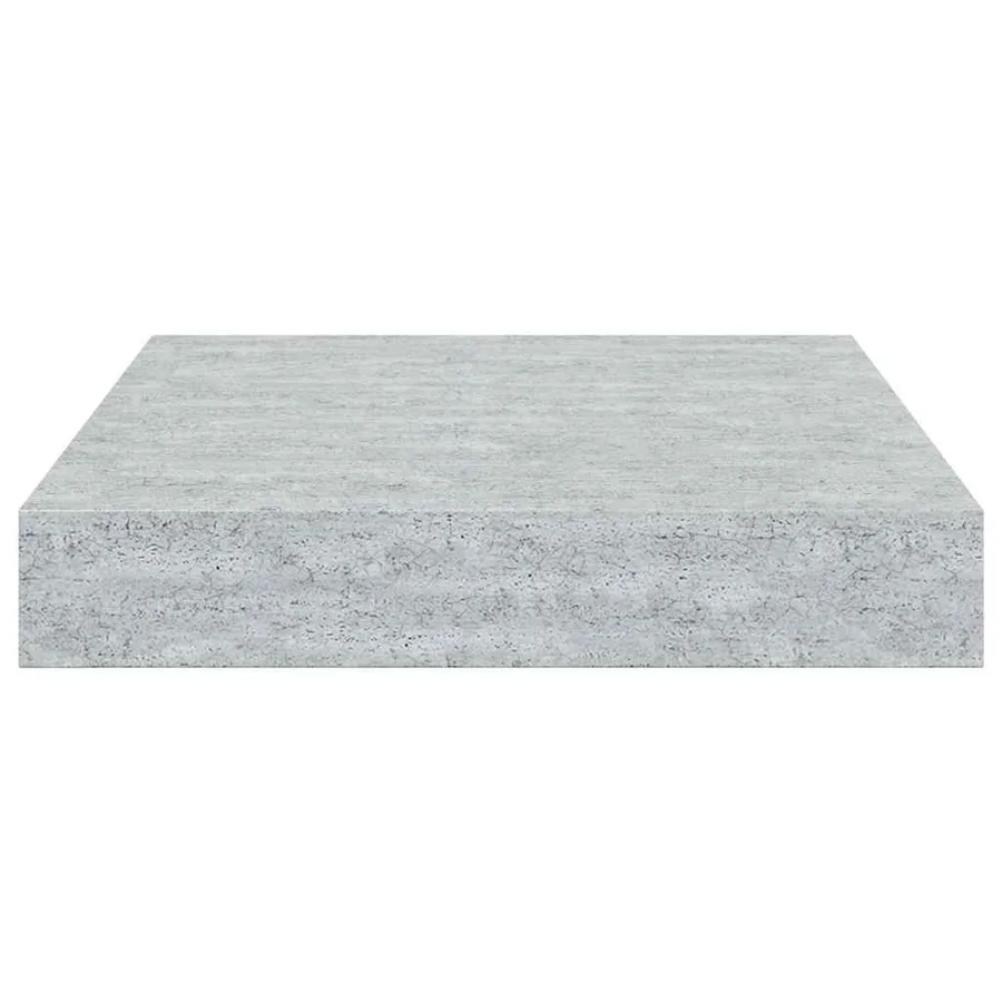 Étagères murales flottantes 4 pcs gris béton 23x23,5x3,8 cm MDF - 7