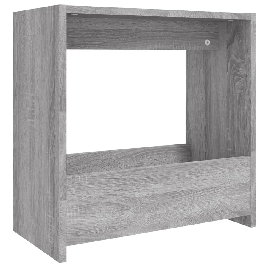 Table d'appoint Sonoma gris 50x26x50 cm Bois d'ingénierie - 2