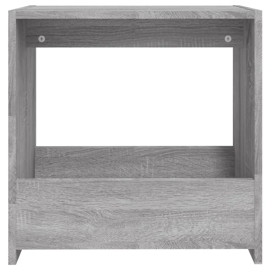Table d'appoint Sonoma gris 50x26x50 cm Bois d'ingénierie - 4