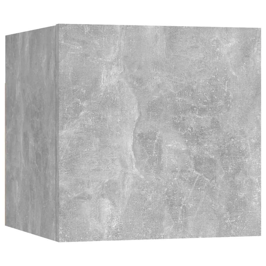 Tables de chevet 2pcs Gris béton 30,5x30x30cm Bois d'ingénierie - 5