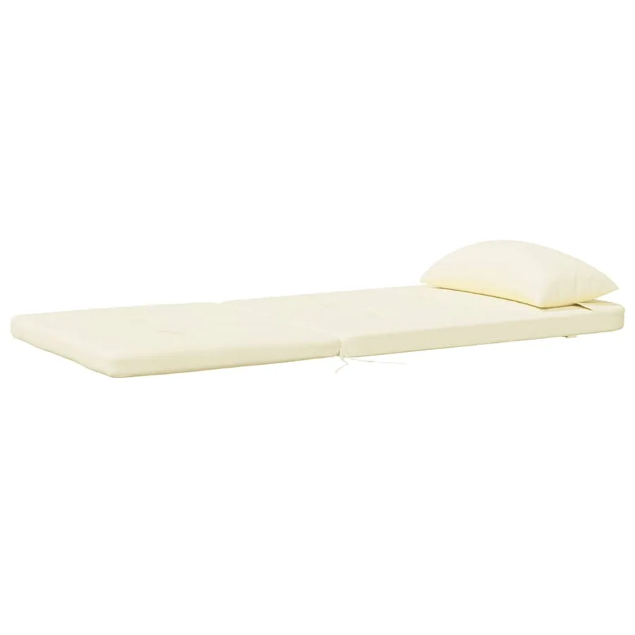 Coussins de chaise adirondack lot de 2 crème tissu oxford - 5