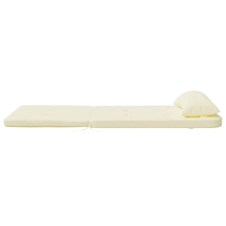 Coussins de chaise adirondack lot de 2 crème tissu oxford - 7