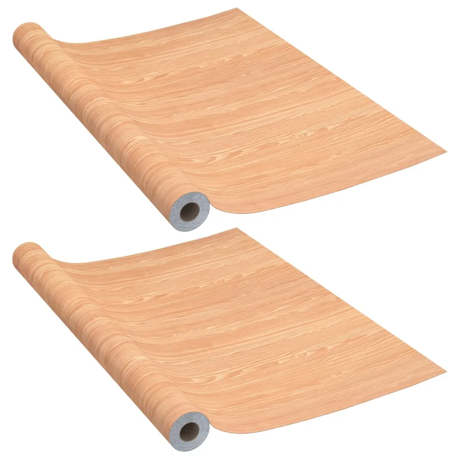 Films autoadhésifs pour portes 2 pcs Ahorn 210x90 cm PVC - 2