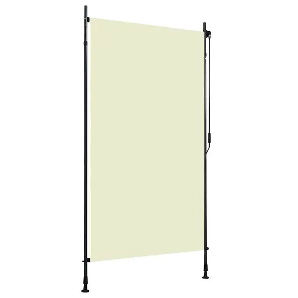 Store roulant d'extérieur 120 x 270 cm Crème