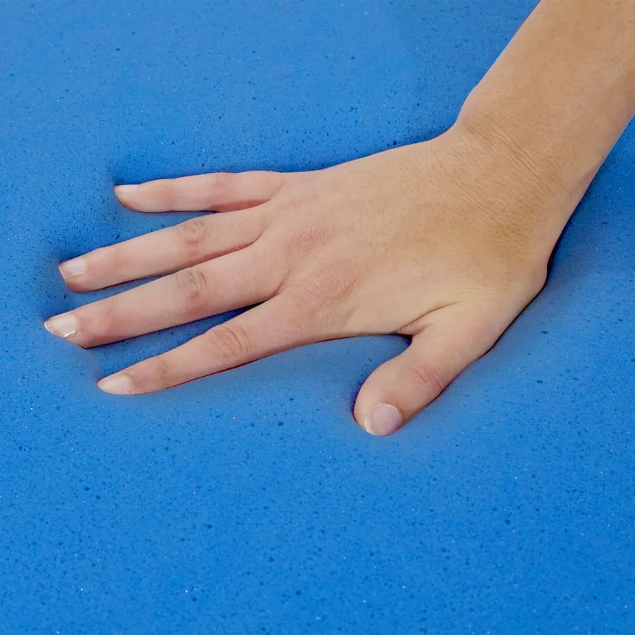 Sur-matelas 80 x 200 cm Mousse à mémoire de forme Visco 6 cm - 8