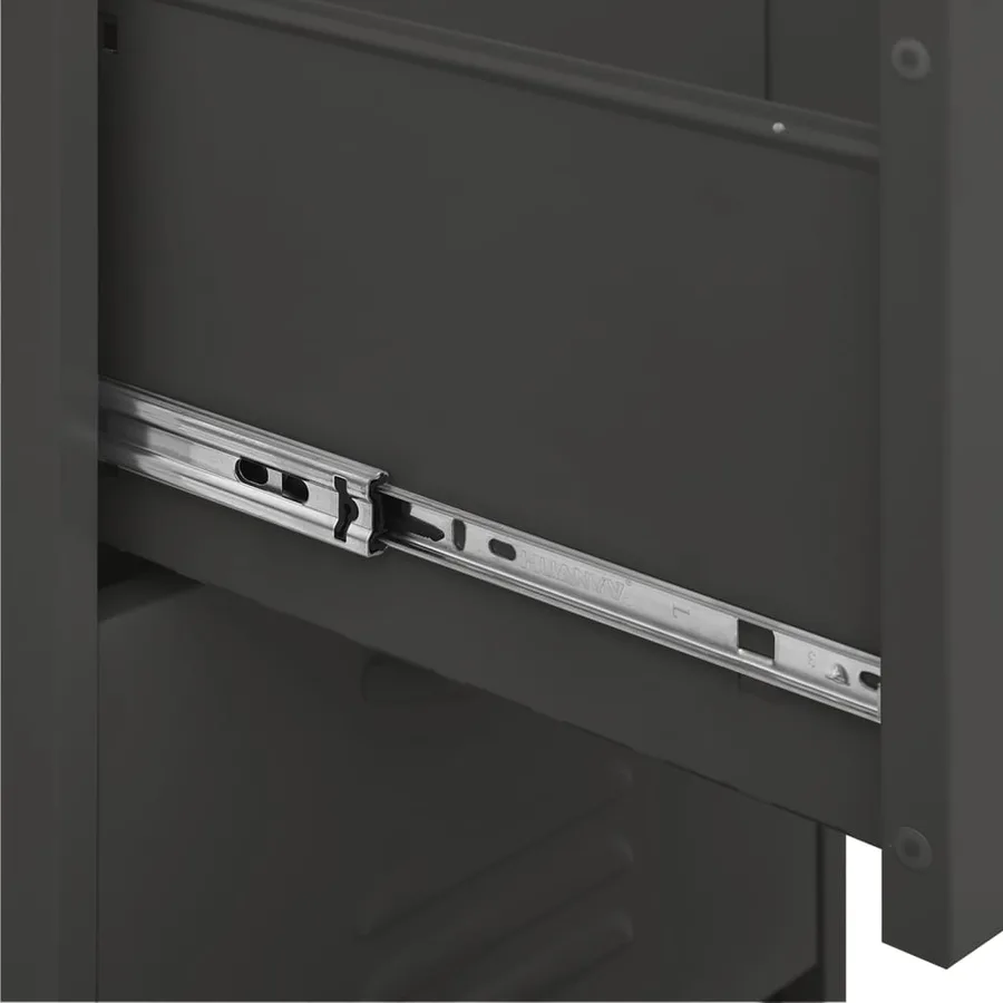 Armoire de rangement Anthracite 42,5x35x101,5 cm Acier - 9