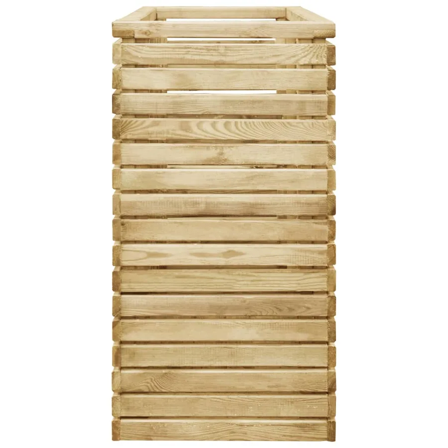 Lit surélevé 100x50x100 cm Bois de pin imprégné - 3
