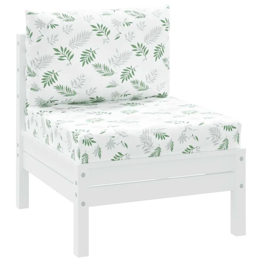 Coussins de palette lot de 2 motif de feuilles tissu Oxford - 3