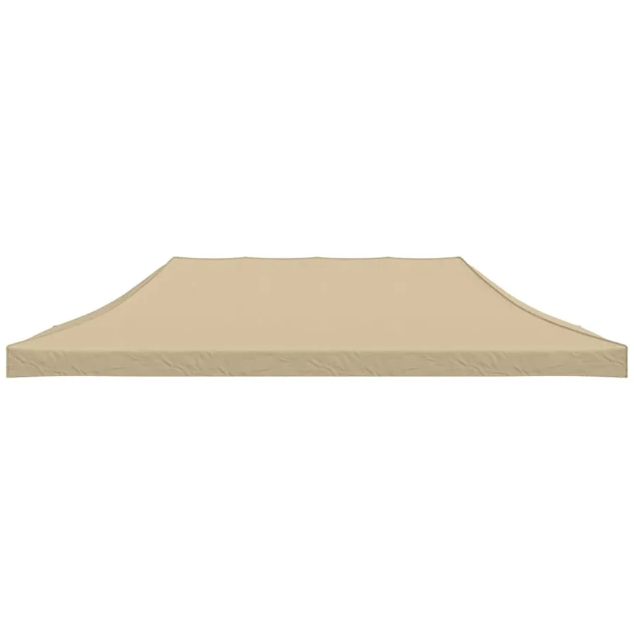Toit de tente de réception 6x3 m Beige 270 g/m² - 3