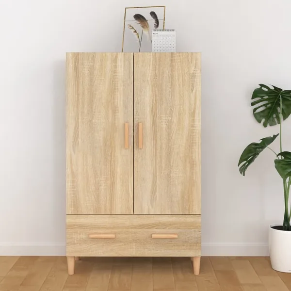 Buffet haut Chêne sonoma 70x31x115 cm Bois d'ingénierie