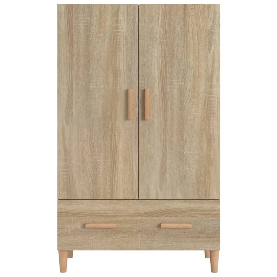 Buffet haut Chêne sonoma 70x31x115 cm Bois d'ingénierie - 3