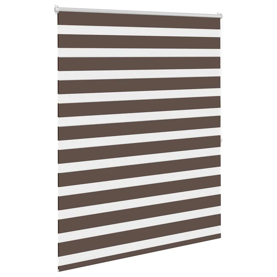 Store vénitien Zebra 140,9 x 175 cm, largeur du tissu 136,7 cm, couleur café - 3