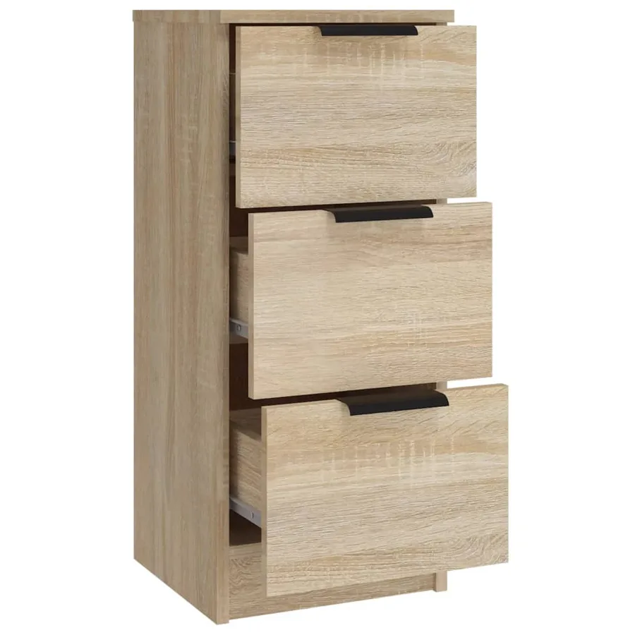Buffets 3 pcs Chêne sonoma Bois d'ingénierie - 10