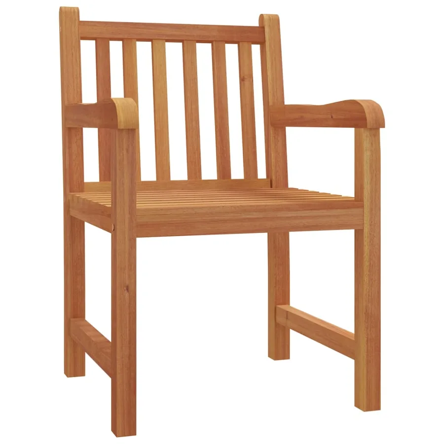 Ensemble à manger de jardin 5pcs Bois de teck massif - 6