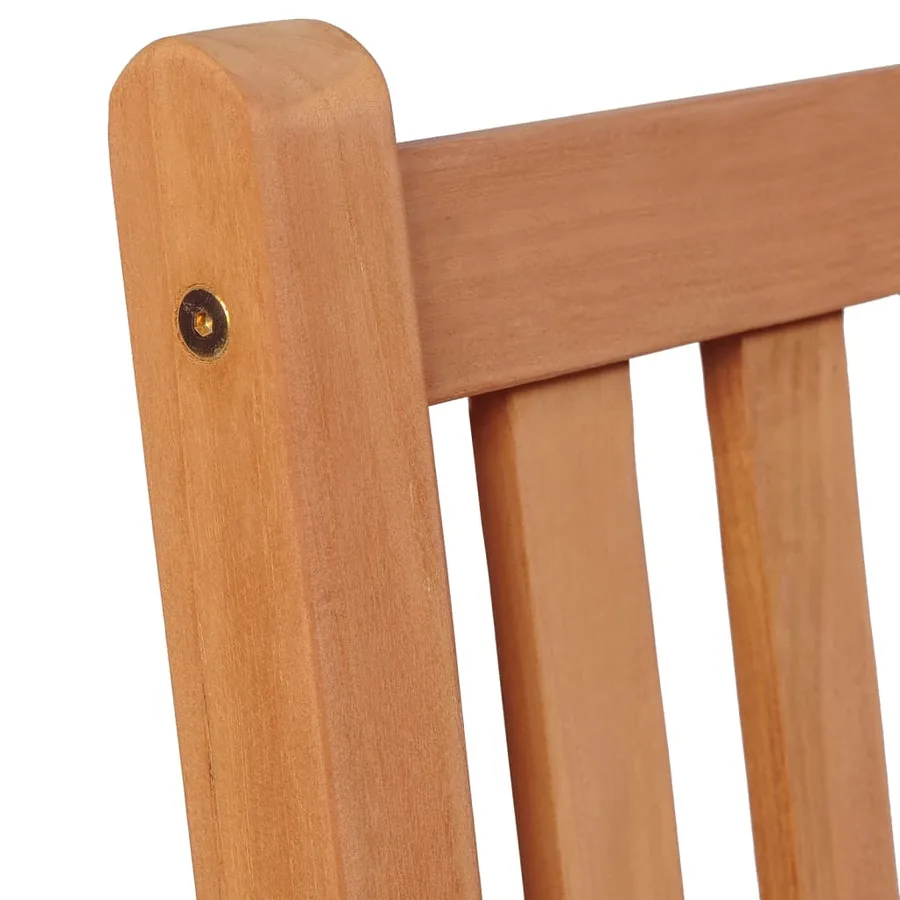 Ensemble à manger de jardin 5pcs Bois de teck massif - 7