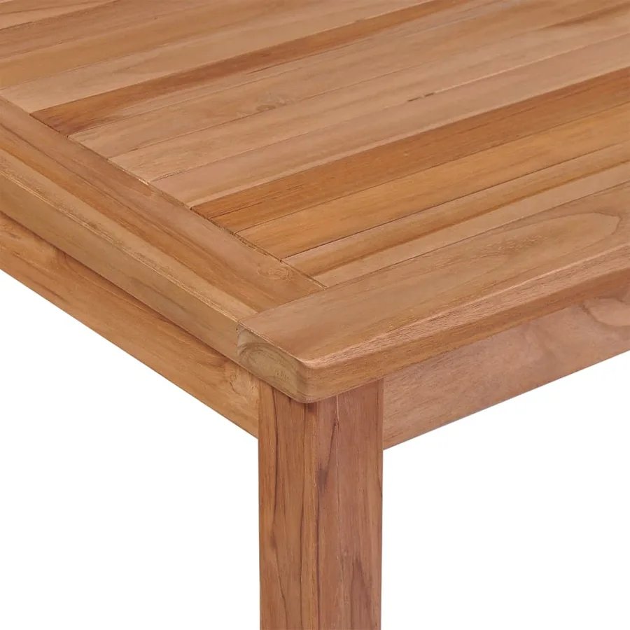 Ensemble à manger de jardin 5pcs Bois de teck massif - 9