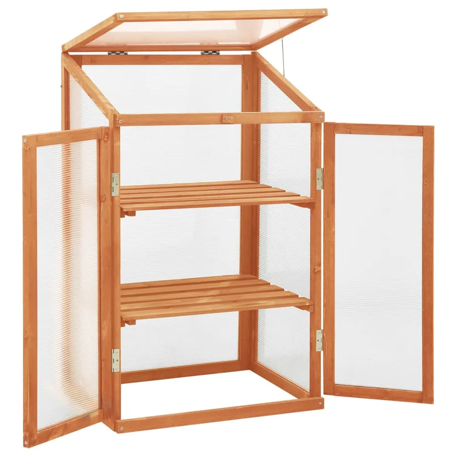 Serre 60x45x100 cm Bois de sapin - 2