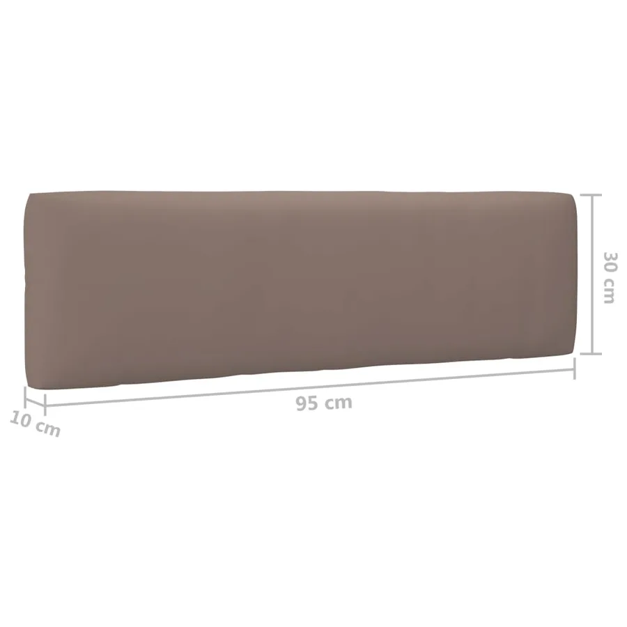 Canapé d'angle palette de jardin Bois de pin imprégné de blanc - 6