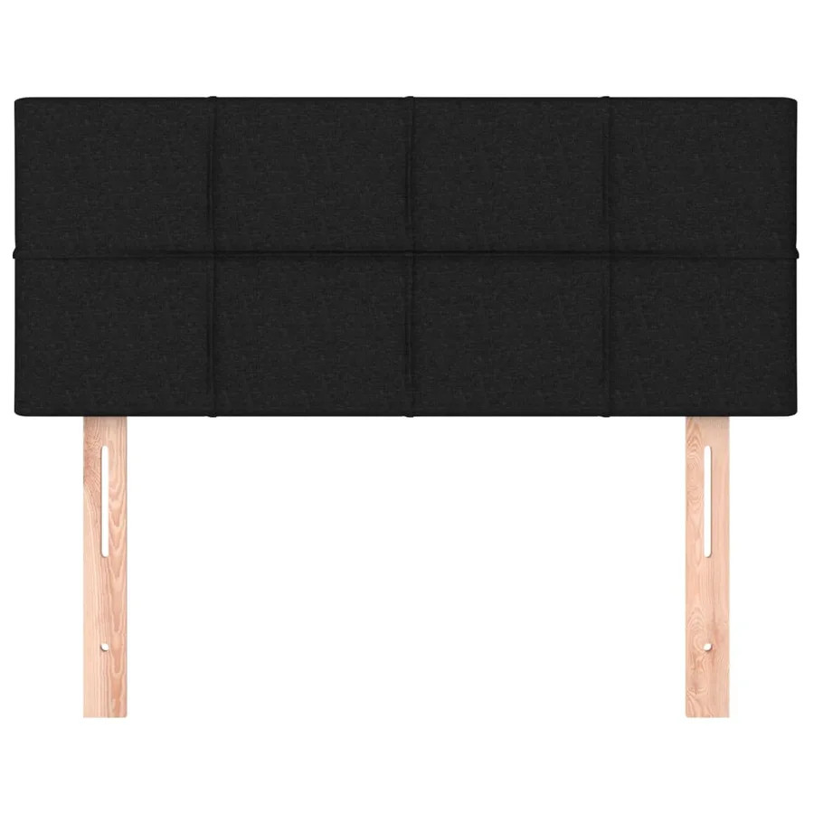 Tête de lit Noir 100x5x78/88 cm Tissu - 3