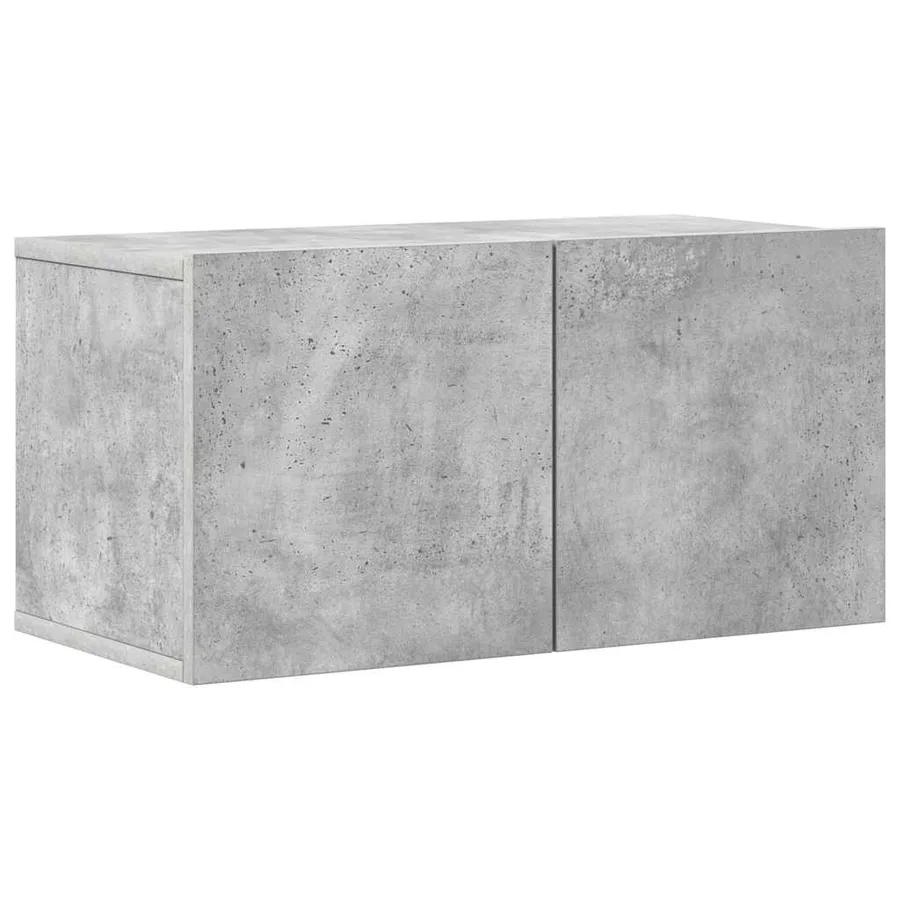 Ensemble de meuble TV 6 pcs Gris béton Bois d'ingénierie - 6