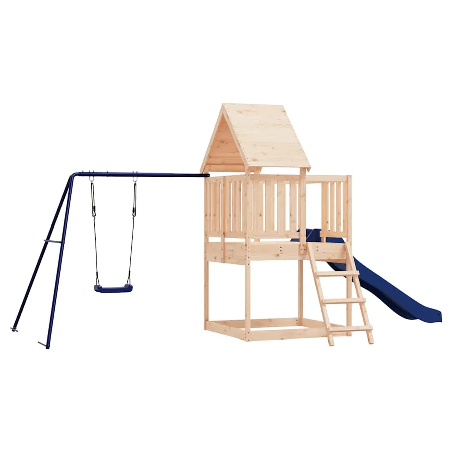Aire de jeux d'extérieur bois de pin massif - 2