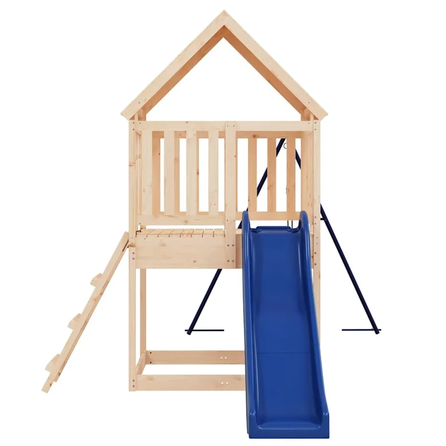 Aire de jeux d'extérieur bois de pin massif - 5