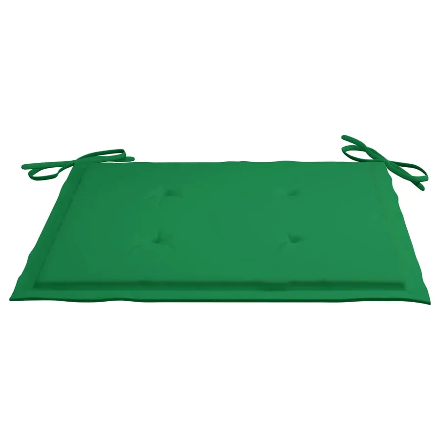 Ensemble à manger d'extérieur pliable avec coussin 3 pcs Teck - 9