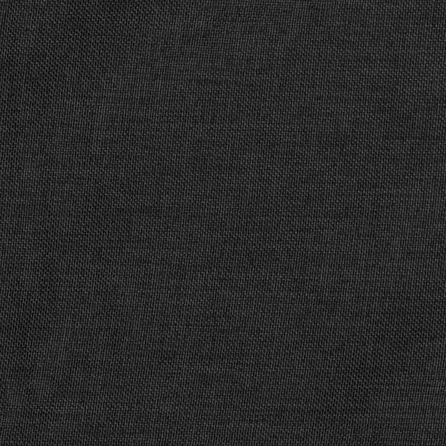 Rideau occultant Aspect de lin à œillets Anthracite 290x245 cm - 4