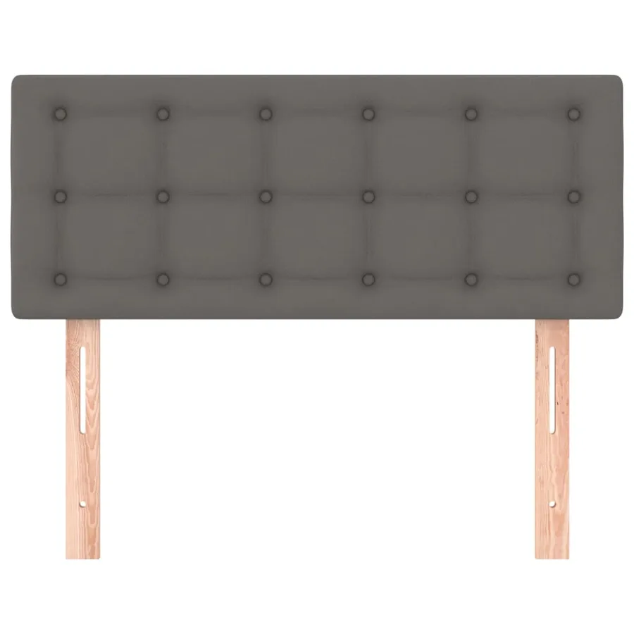 Tête de lit Gris 80x5x78/88 cm Similicuir - 3