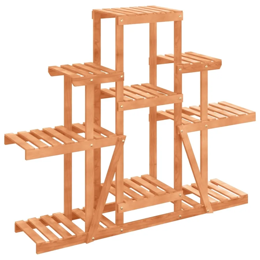 Support à fleurs 110x25x96 cm bois massif de sapin - 2