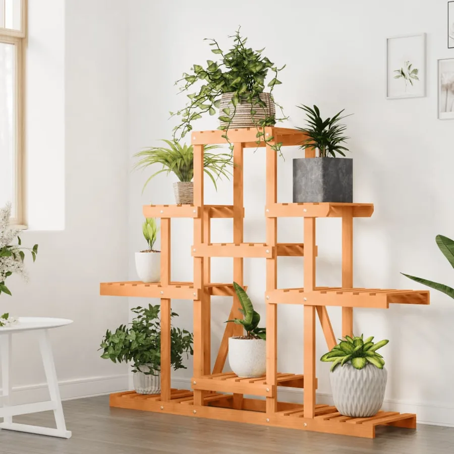 Support à fleurs 110x25x96 cm bois massif de sapin - 3