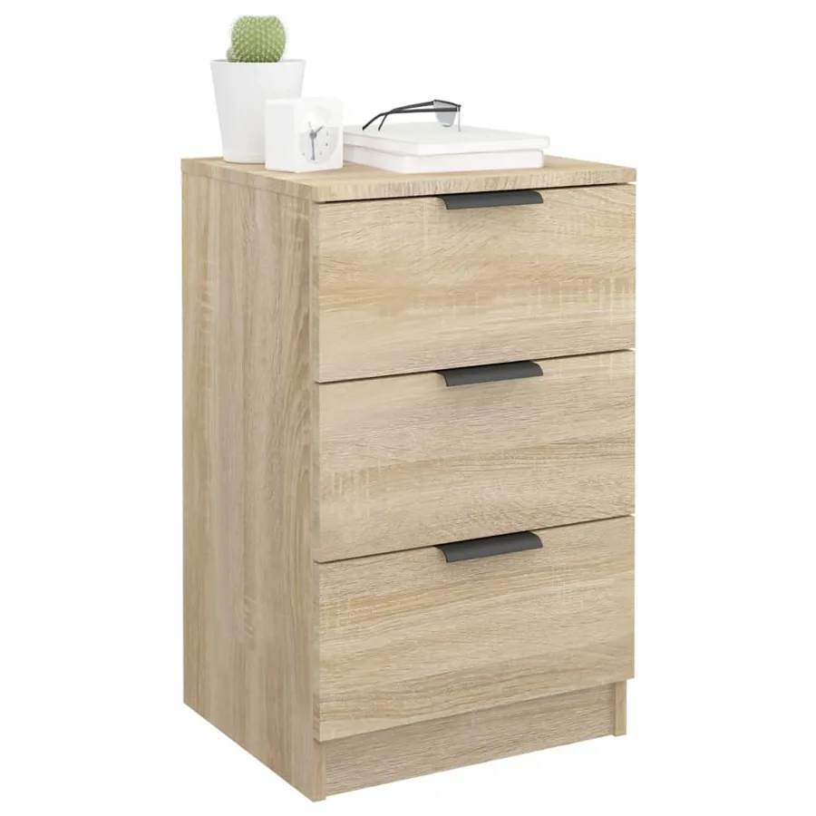 Table de chevet Chêne sonoma 40x36x65 cm - 7