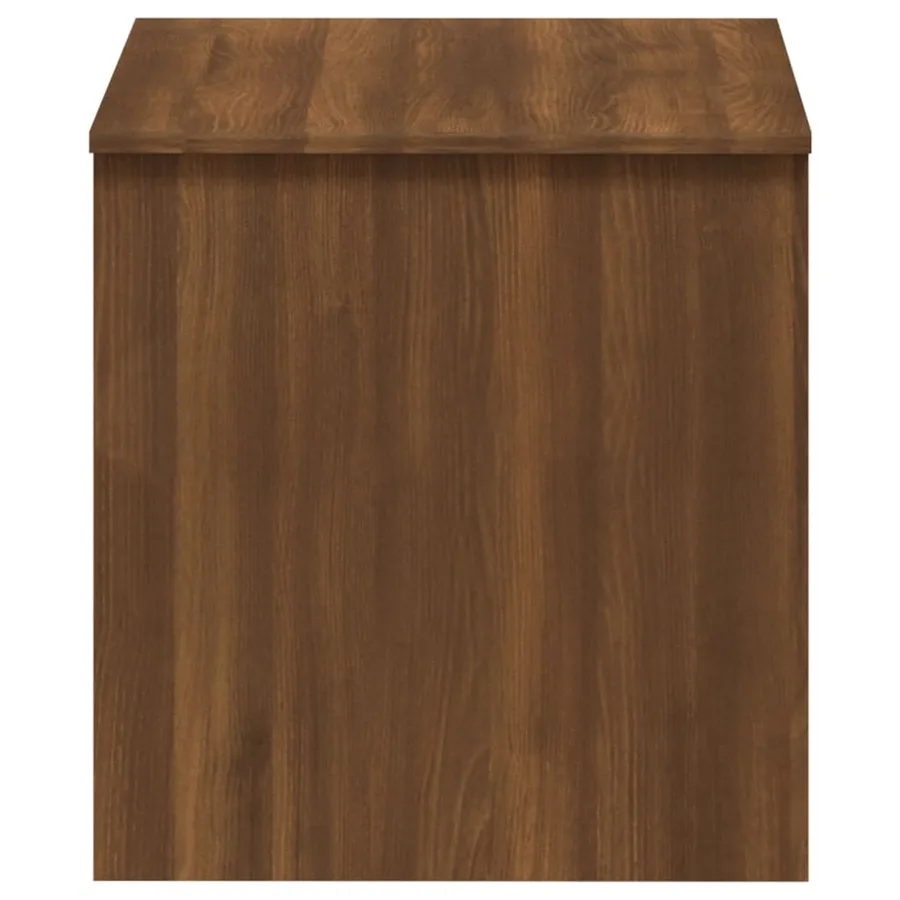 Table basse Chêne marron 102x50,5x52,5 cm Bois d'ingénierie - 5