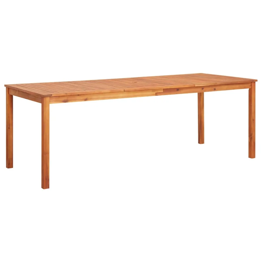 Ensemble à manger de jardin 7 pcs avec coussins Acacia solide - 3