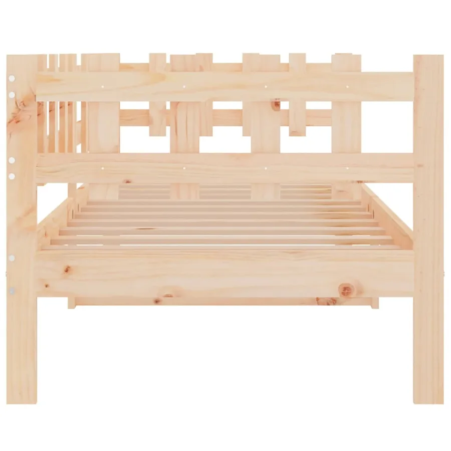Lit de jour sans matelas 90x190 cm bois de pin massif - 9