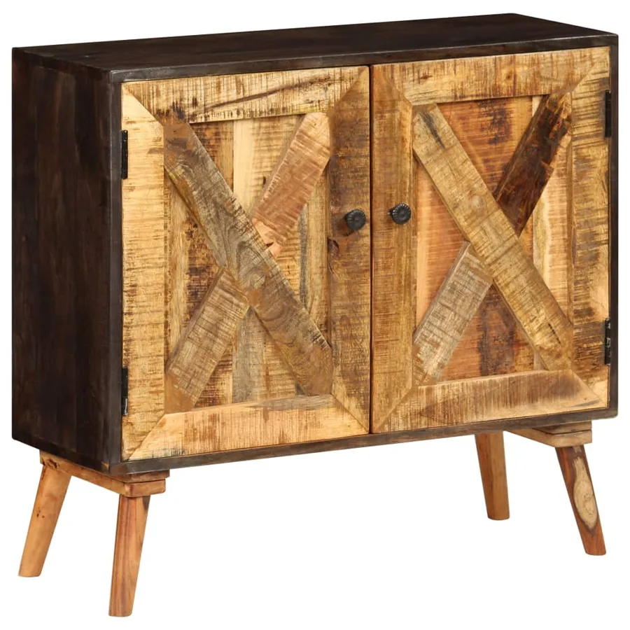 Buffet Bois de manguier massif 85x30x75 cm - 11
