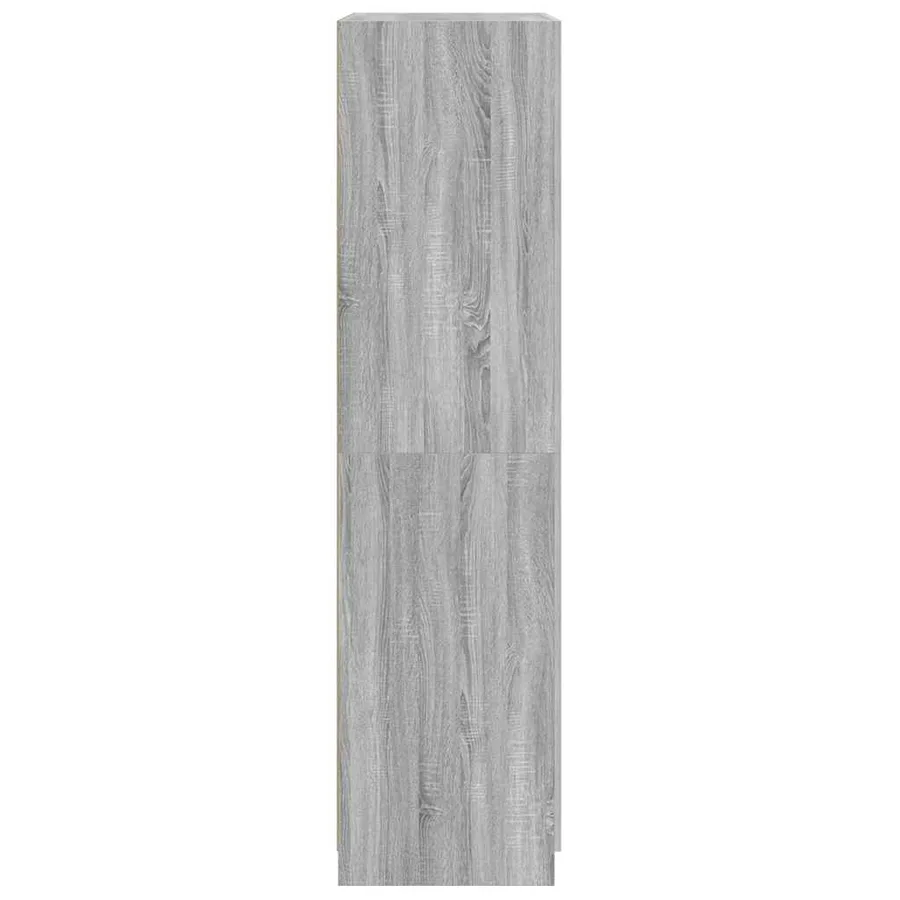 Garde-robe Sonoma gris 90x52x200 cm Bois d'ingénierie - 7