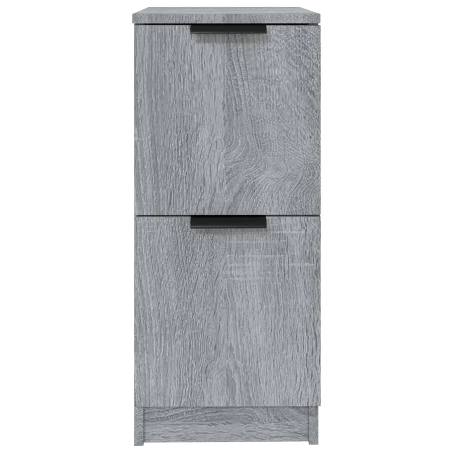 Buffets 2 pcs Sonoma gris 30x30x70 cm Bois d'ingénierie - 4