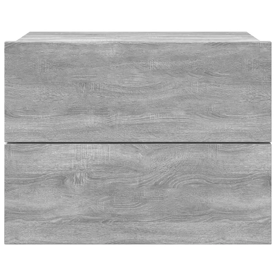 Table de chevet Sonoma gris 40x30x30 cm Bois d'ingénierie - 3