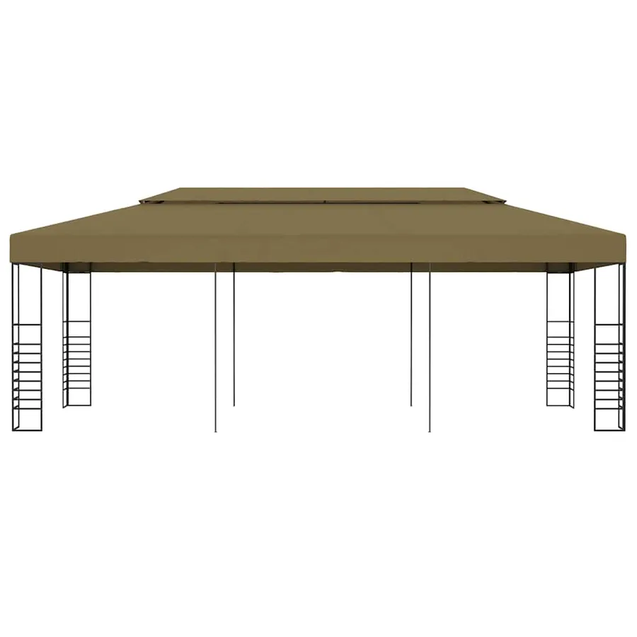 Belvédère 6x3x2,7 m Taupe 180 g/m² - 2