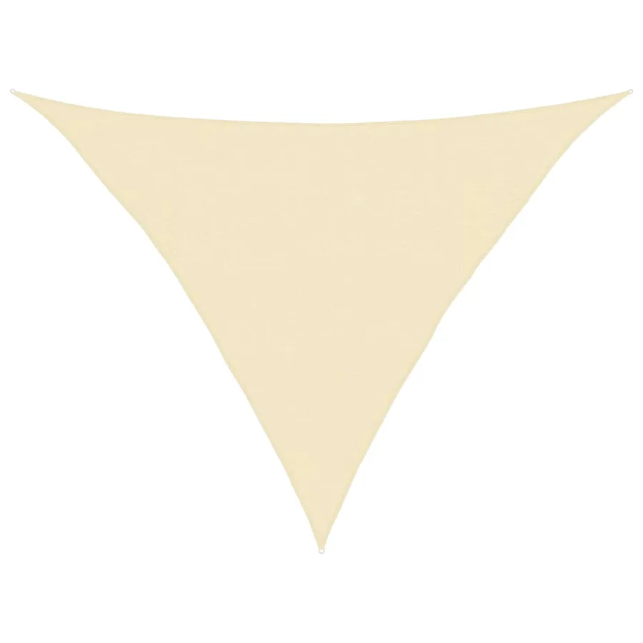Voile d'ombrage 160 g/m² Crème 4x4x5,8 m PEHD - 2