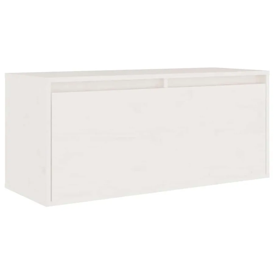 Meubles TV 6 pcs Blanc Bois massif de pin - 8
