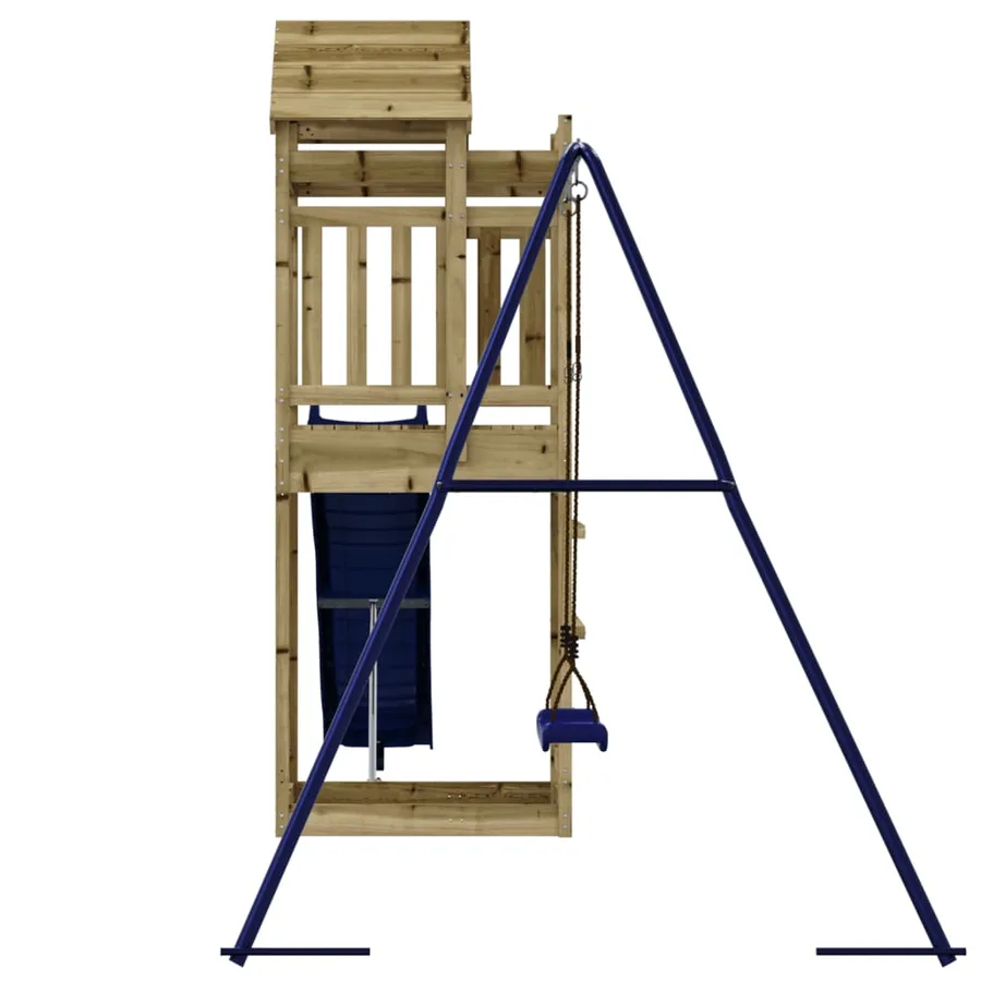Aire de jeux d'extérieur bois de pin imprégné - 5