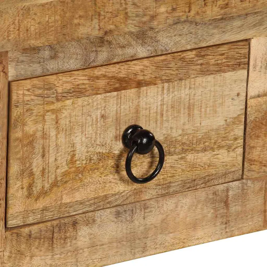 Table basse 90x45x35 cm Bois de manguier massif - 6
