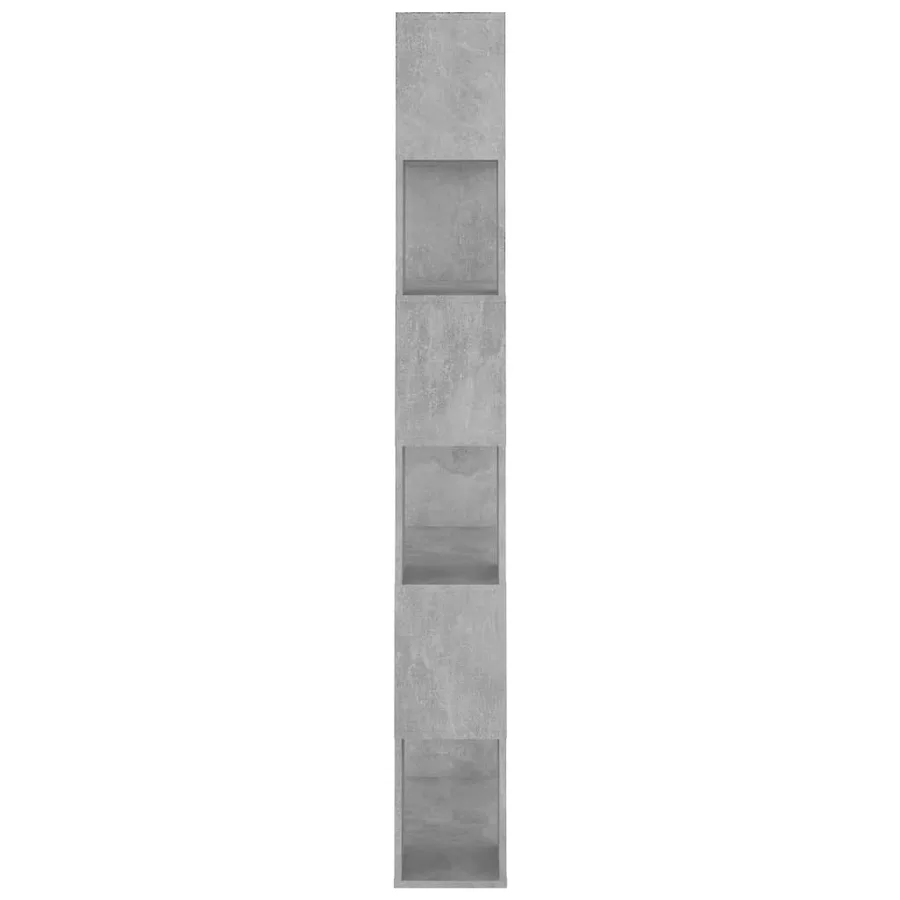 Bibliothèque/Séparateur de pièce Gris béton Bois d'ingénierie - 4