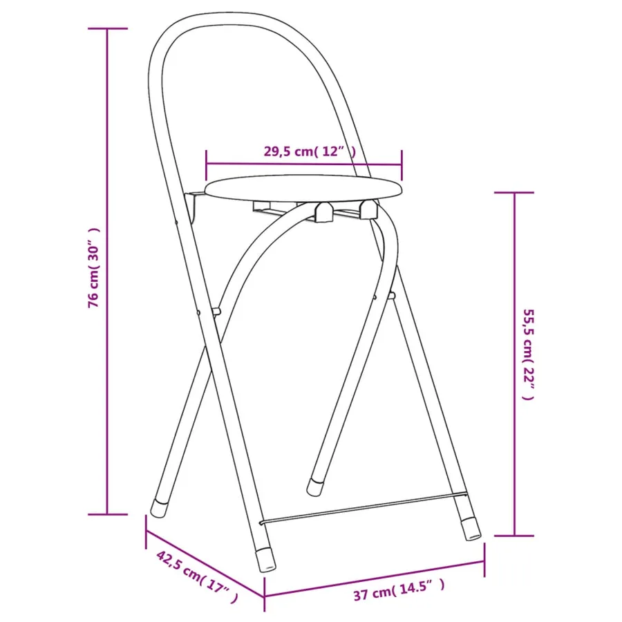 Ensemble de salle à manger pliable 5 pièces MDF - 9
