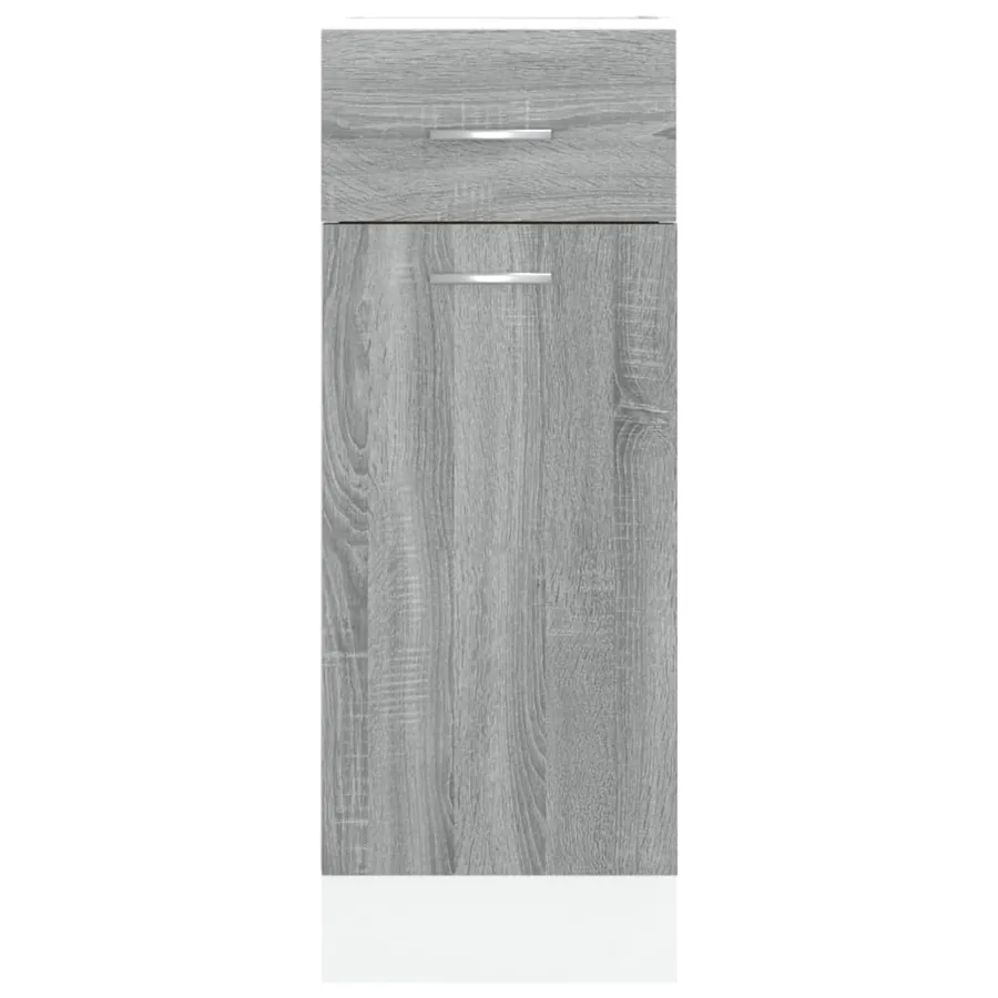 Armoire à tiroirs inférieure "Lyon" Gris Sonoma 30 x 46 x 81,5 cm Bois d'ingénierie - 5