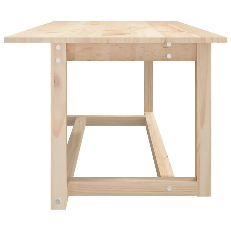 Table basse 110x55x45 cm Bois massif de pin - 4